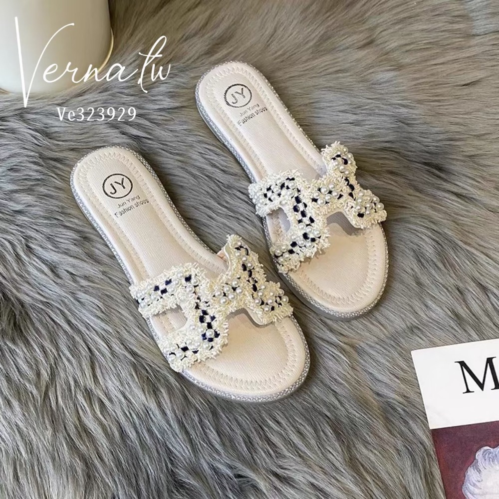 碎珠小香款美拖鞋-細節圖3