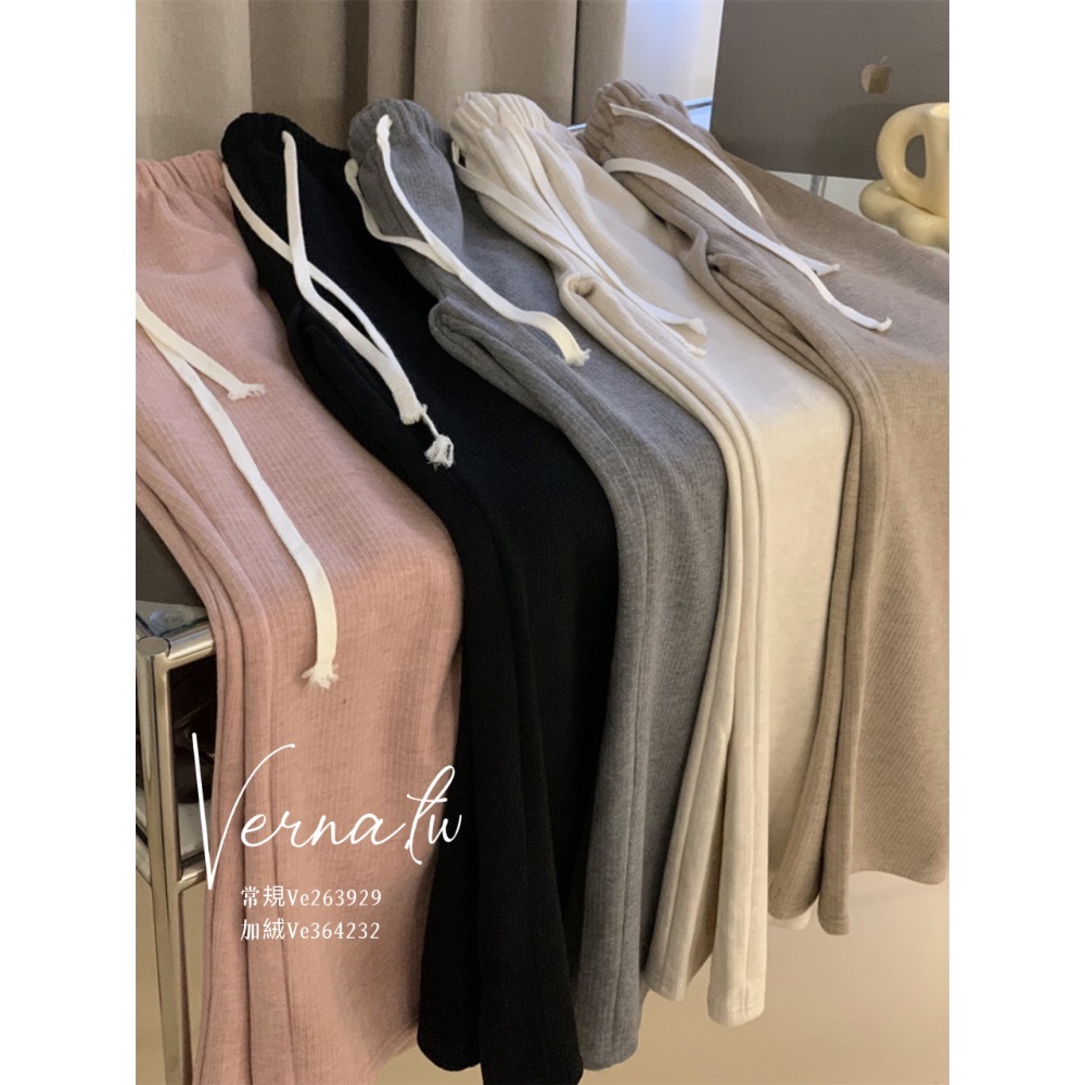 羊絨針織百搭長褲-細節圖9