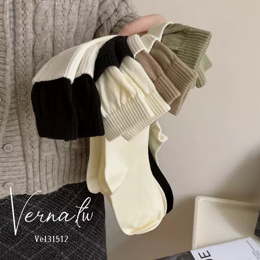 假兩層撞色甜甜中筒襪-細節圖7