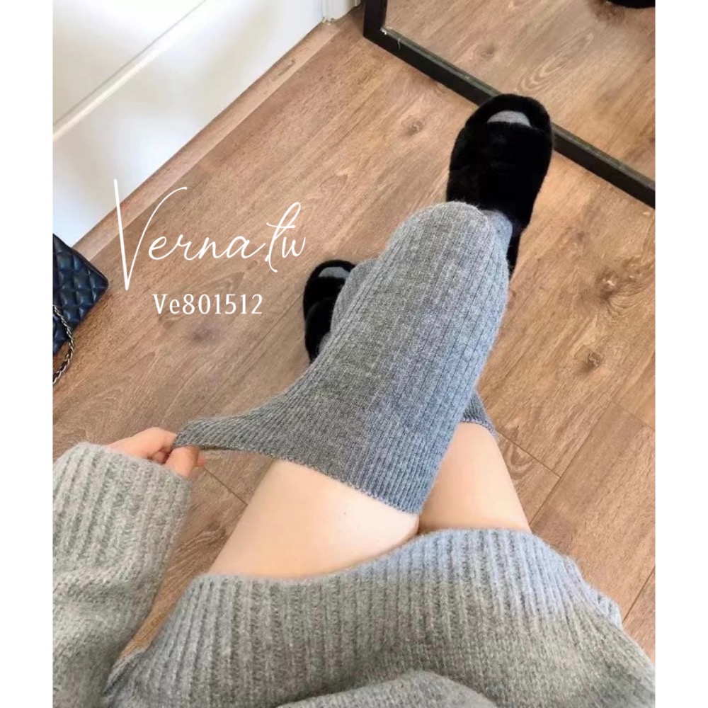 純色日系百搭膝上襪-細節圖6