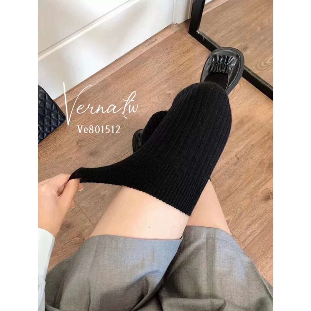 純色日系百搭膝上襪-細節圖7