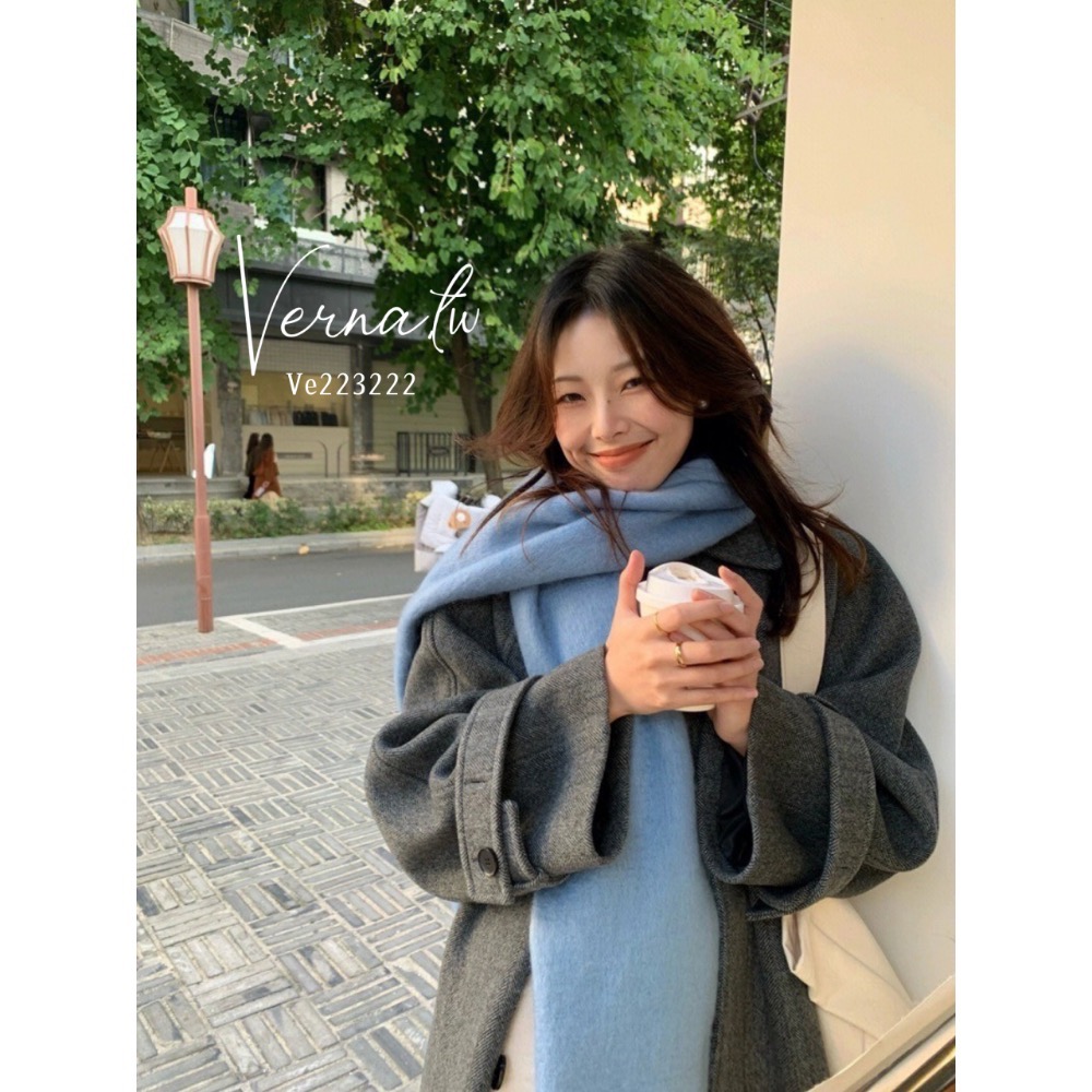 純色十色暖糯圍巾-細節圖4