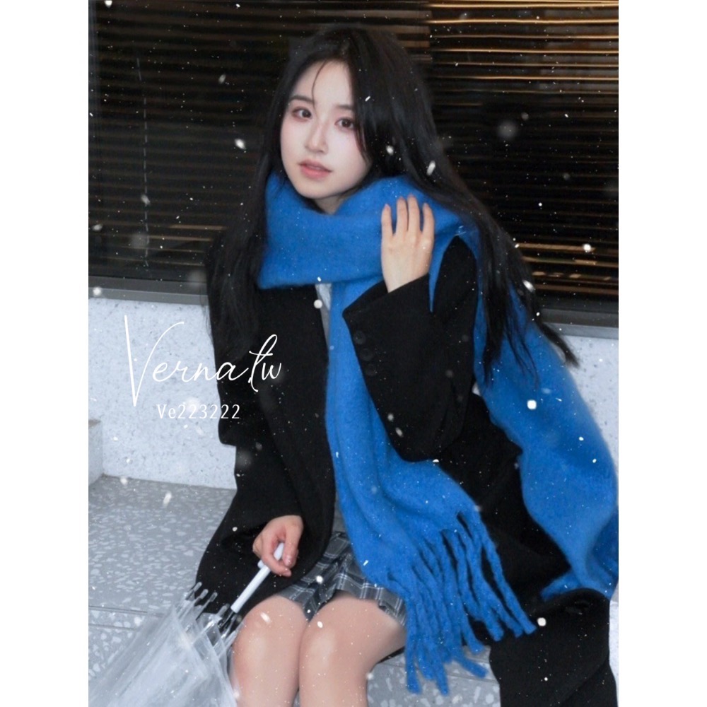 純色十色暖糯圍巾-細節圖7