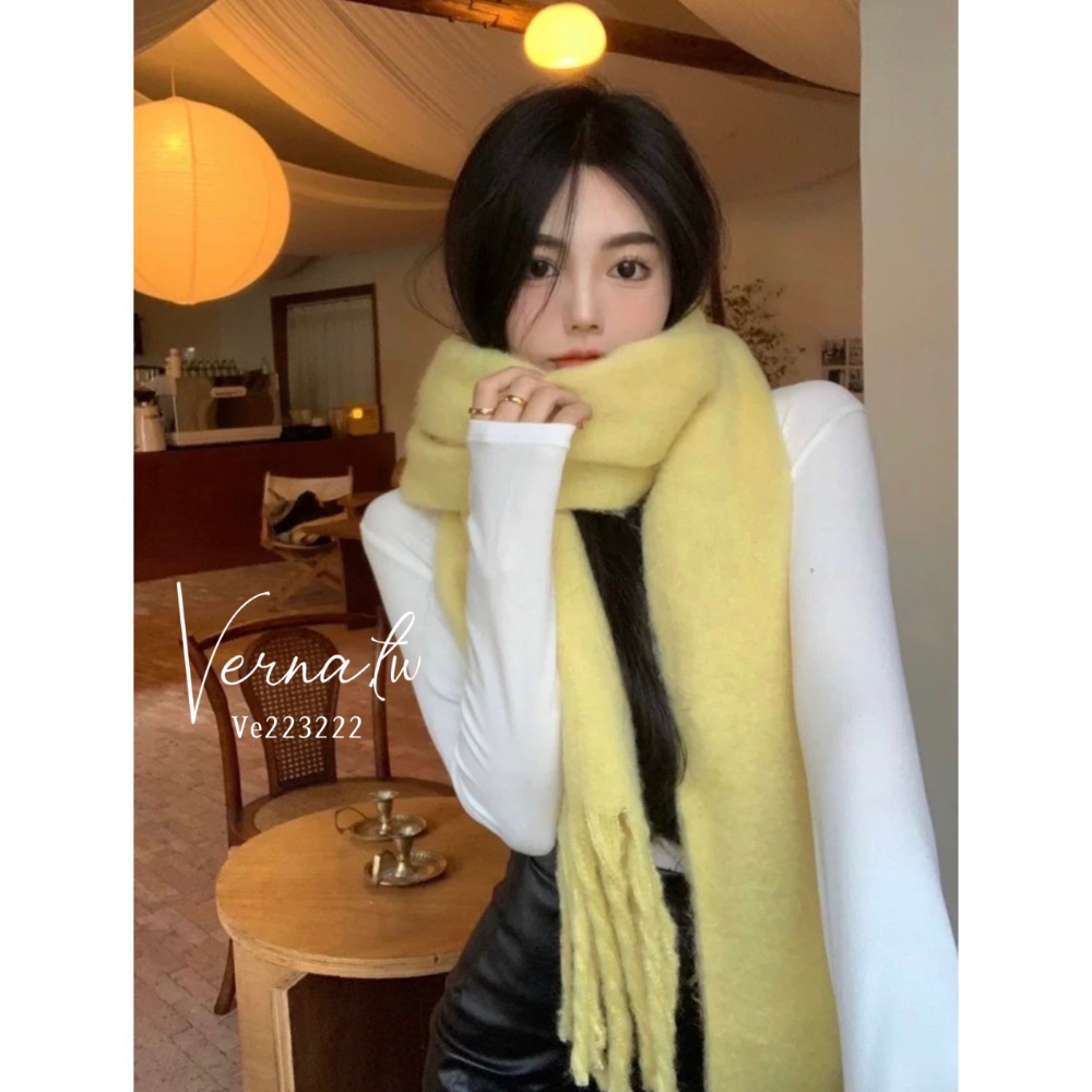 純色十色暖糯圍巾-細節圖9