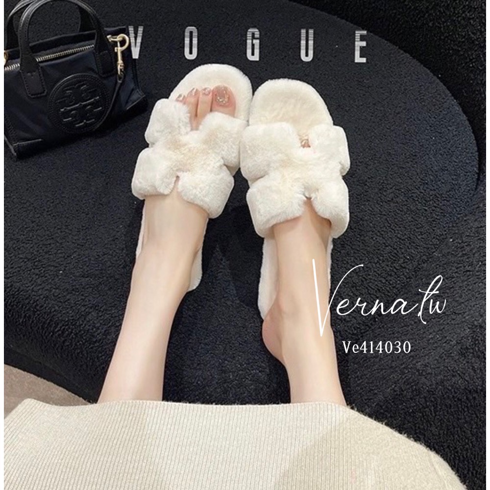 Q版毛毛感字母H拖鞋 超值優惠-細節圖5