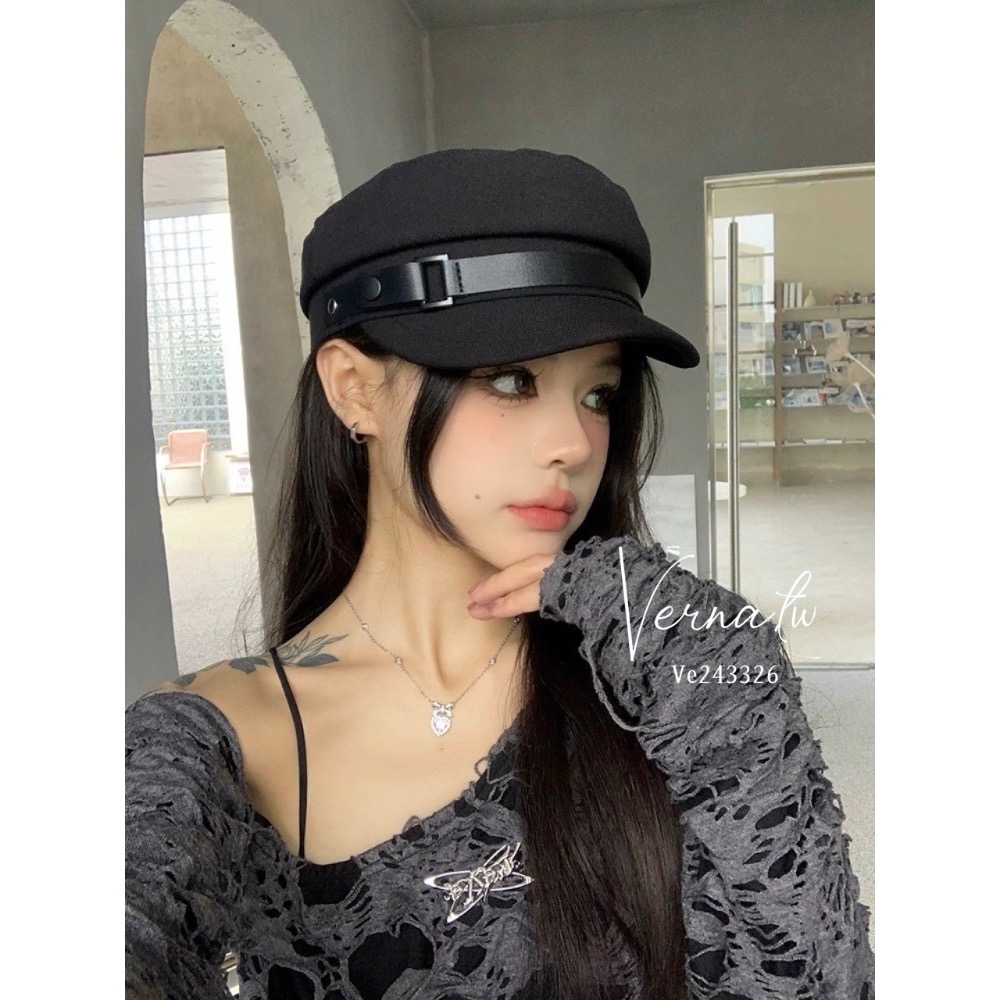 英倫海軍風貝雷帽-細節圖2