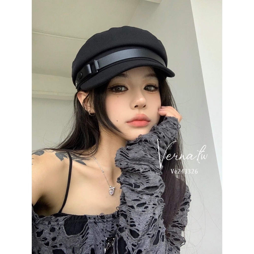 英倫海軍風貝雷帽-細節圖3