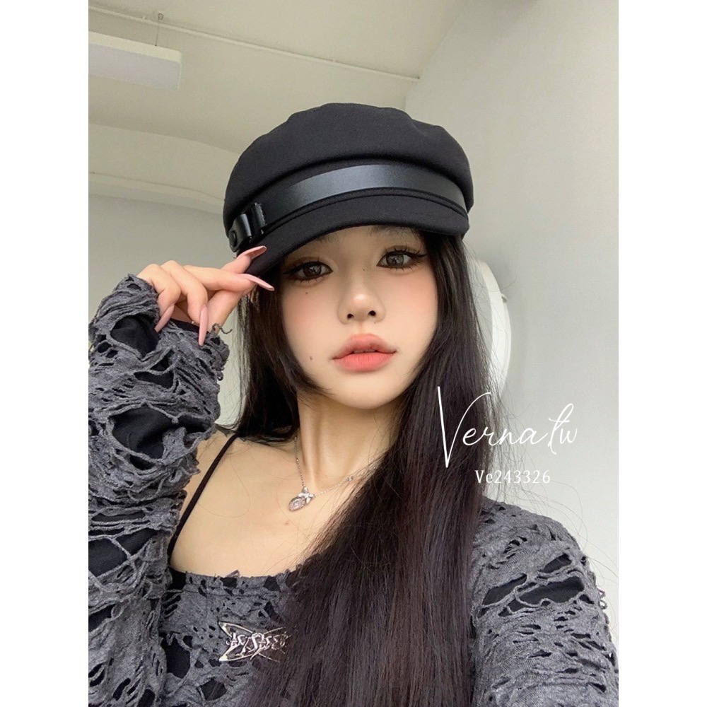 英倫海軍風貝雷帽-細節圖5