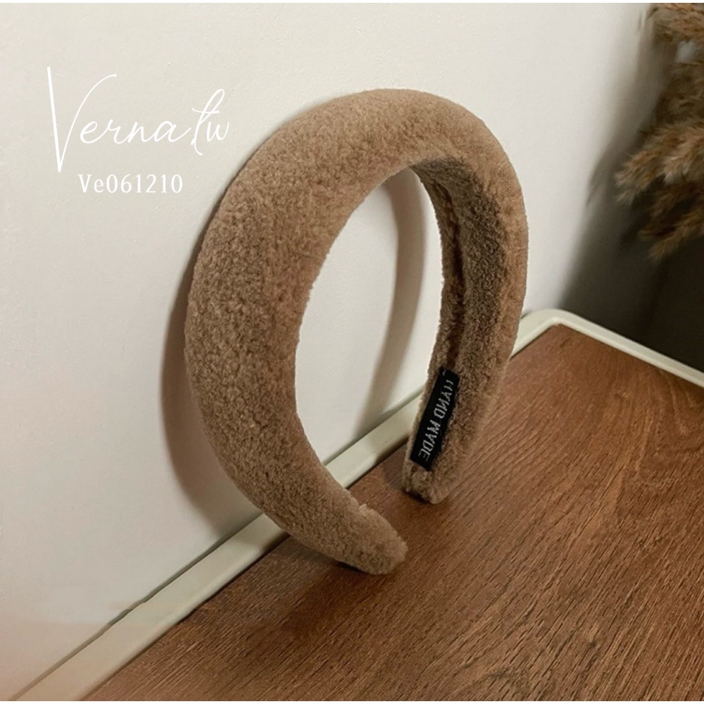 美拉德毛絨配色髮箍5色-細節圖7