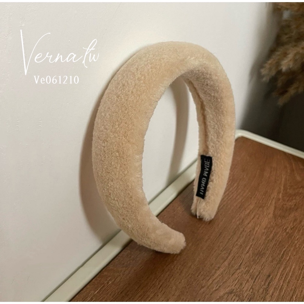 美拉德毛絨配色髮箍5色-細節圖8