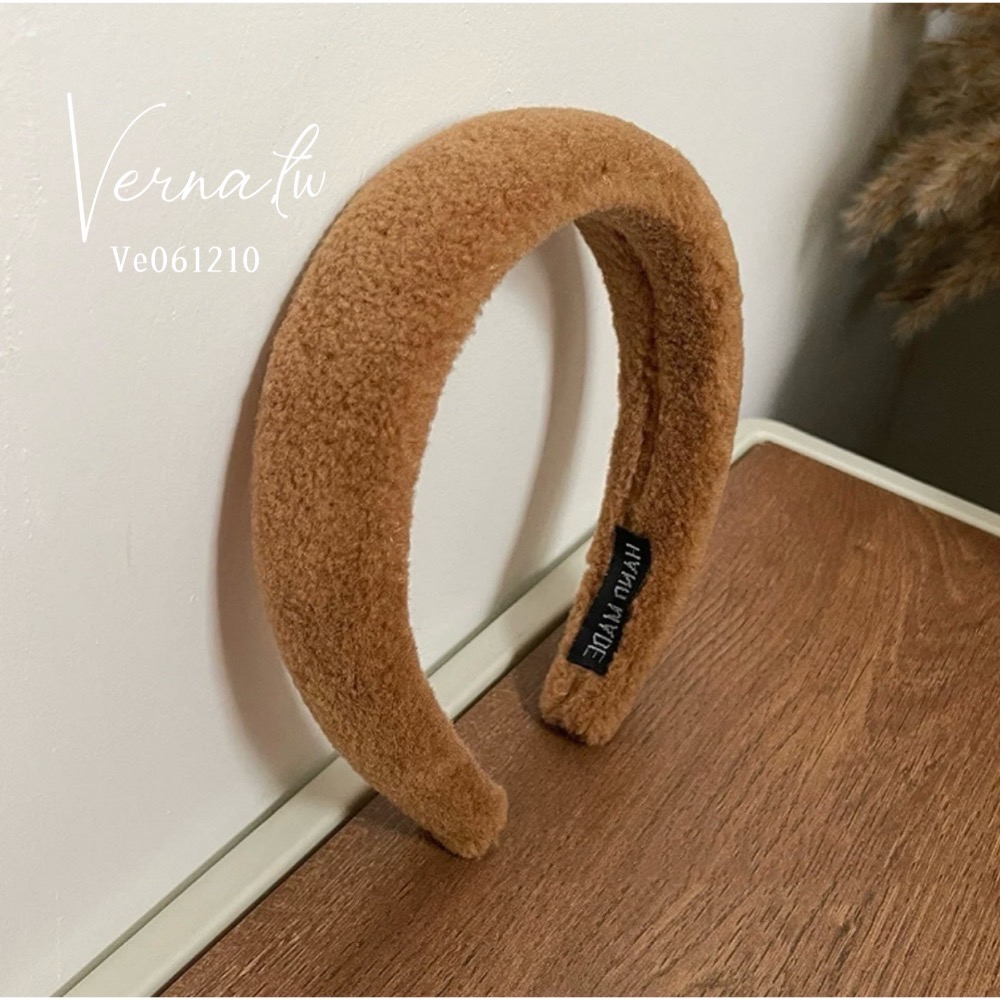 美拉德毛絨配色髮箍5色-細節圖9