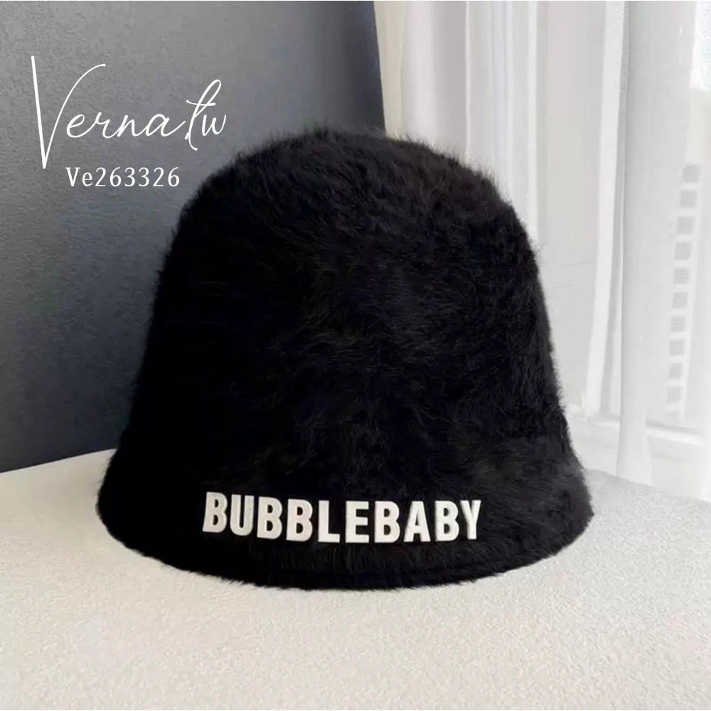 毛絨字母漁夫帽5色-細節圖8