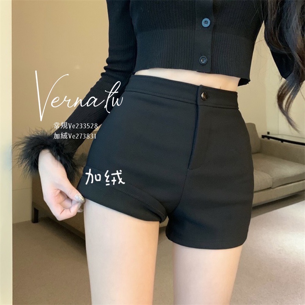 現貨｜超級無敵顯瘦黑色短褲-細節圖2