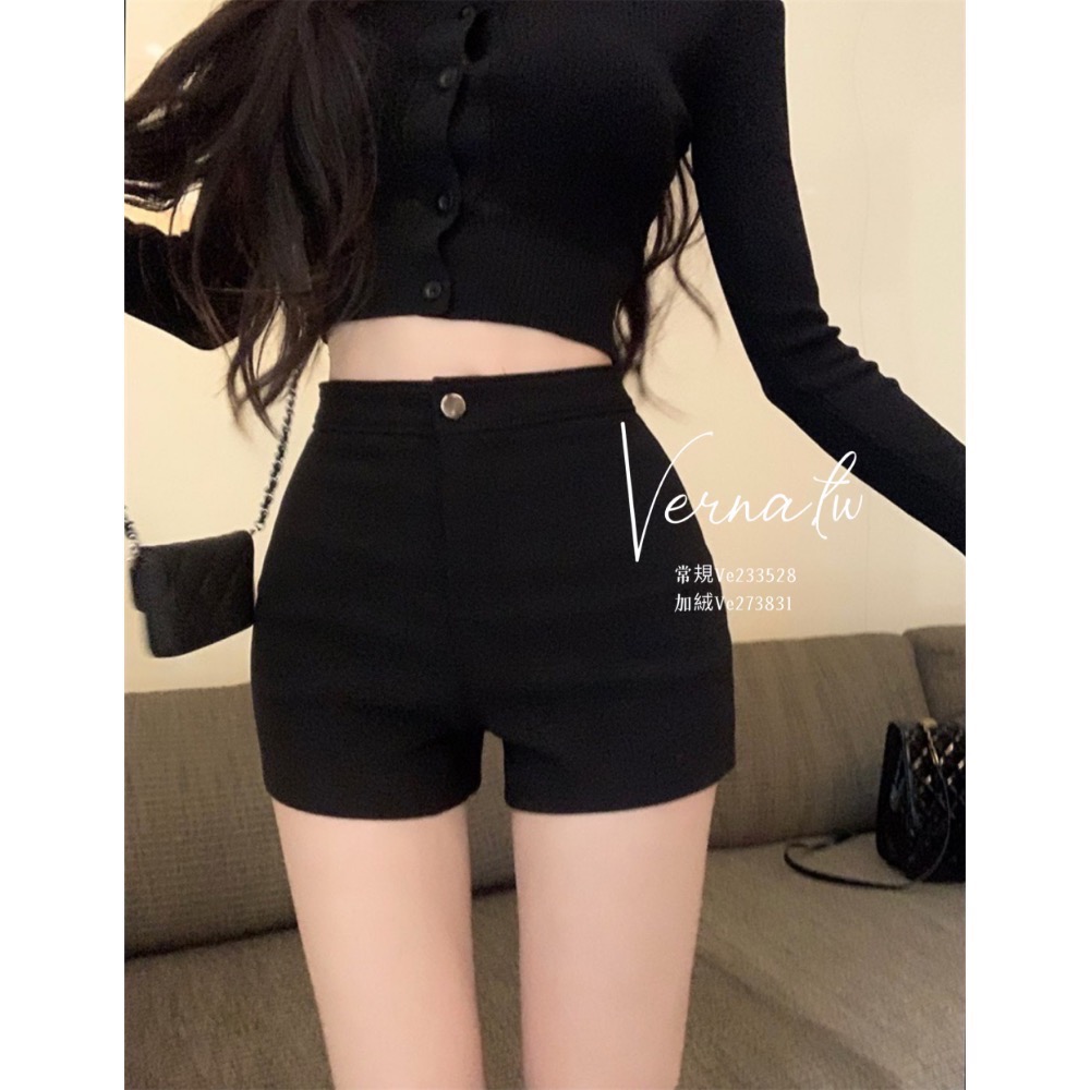 現貨｜超級無敵顯瘦黑色短褲-細節圖3