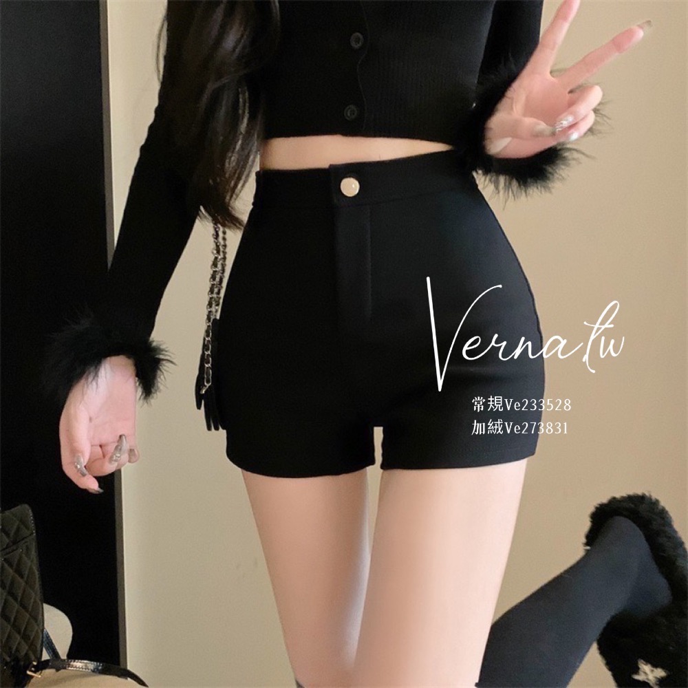 現貨｜超級無敵顯瘦黑色短褲-細節圖4