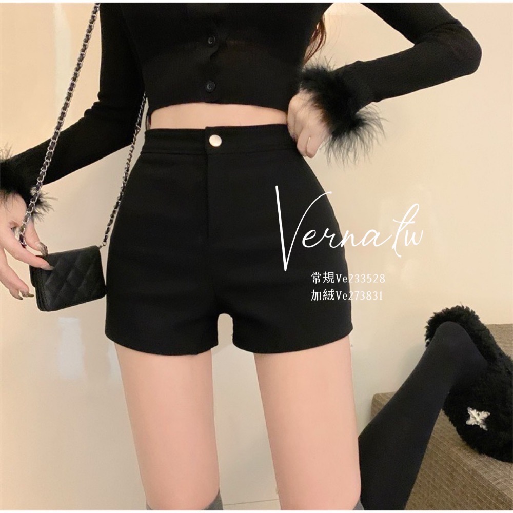 現貨｜超級無敵顯瘦黑色短褲-細節圖5