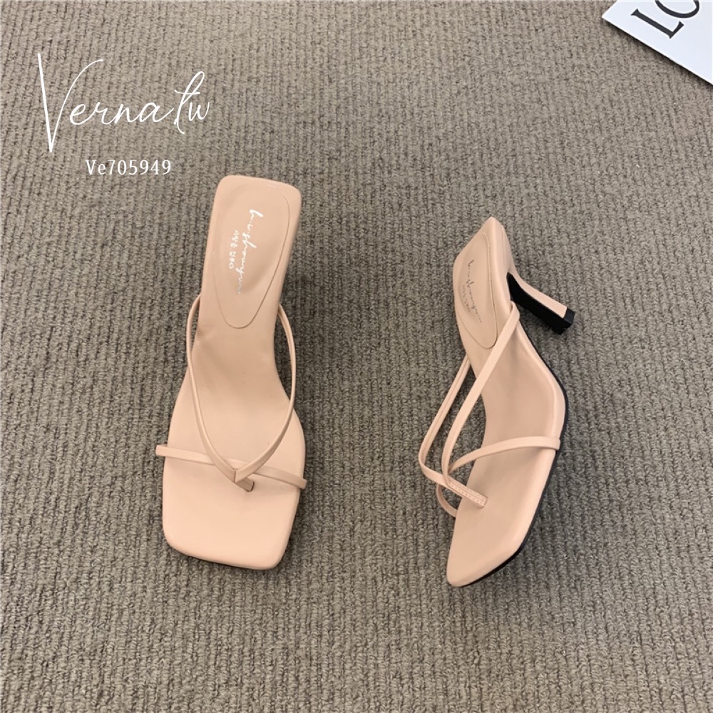 百搭單品‘網美必備線條跟鞋-細節圖8