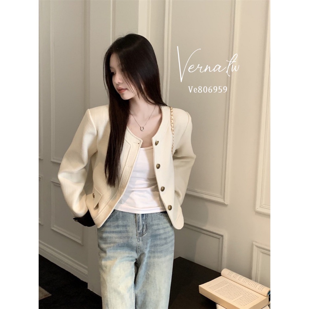 氣質首選小香撞色百搭外套-細節圖4