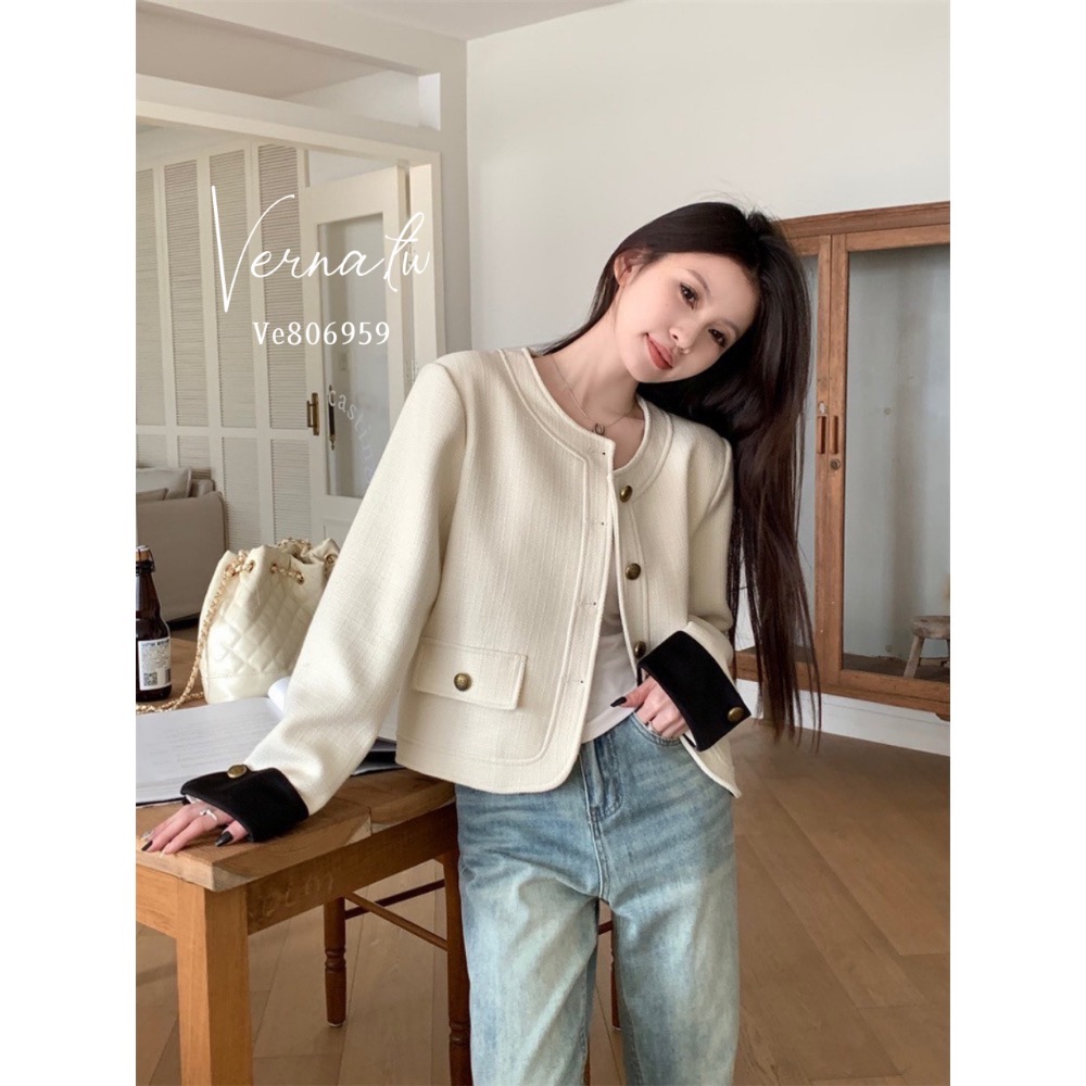 氣質首選小香撞色百搭外套-細節圖5