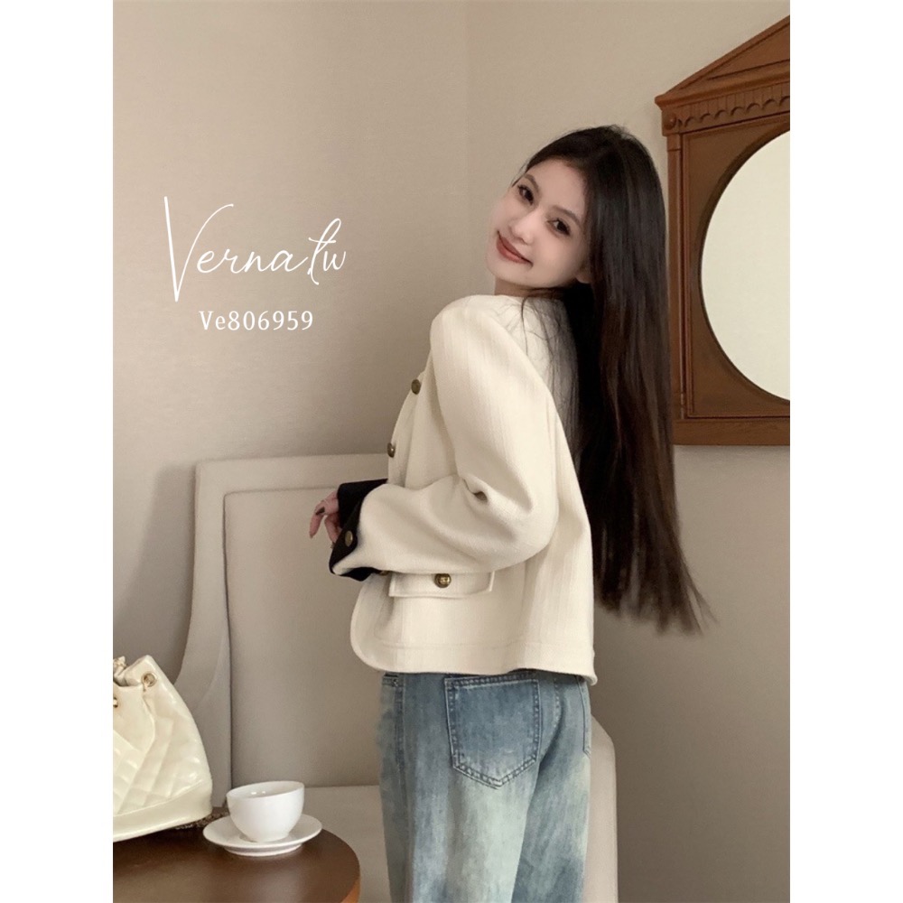 氣質首選小香撞色百搭外套-細節圖6