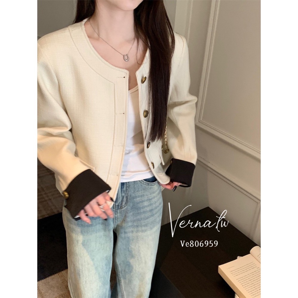 氣質首選小香撞色百搭外套-細節圖8