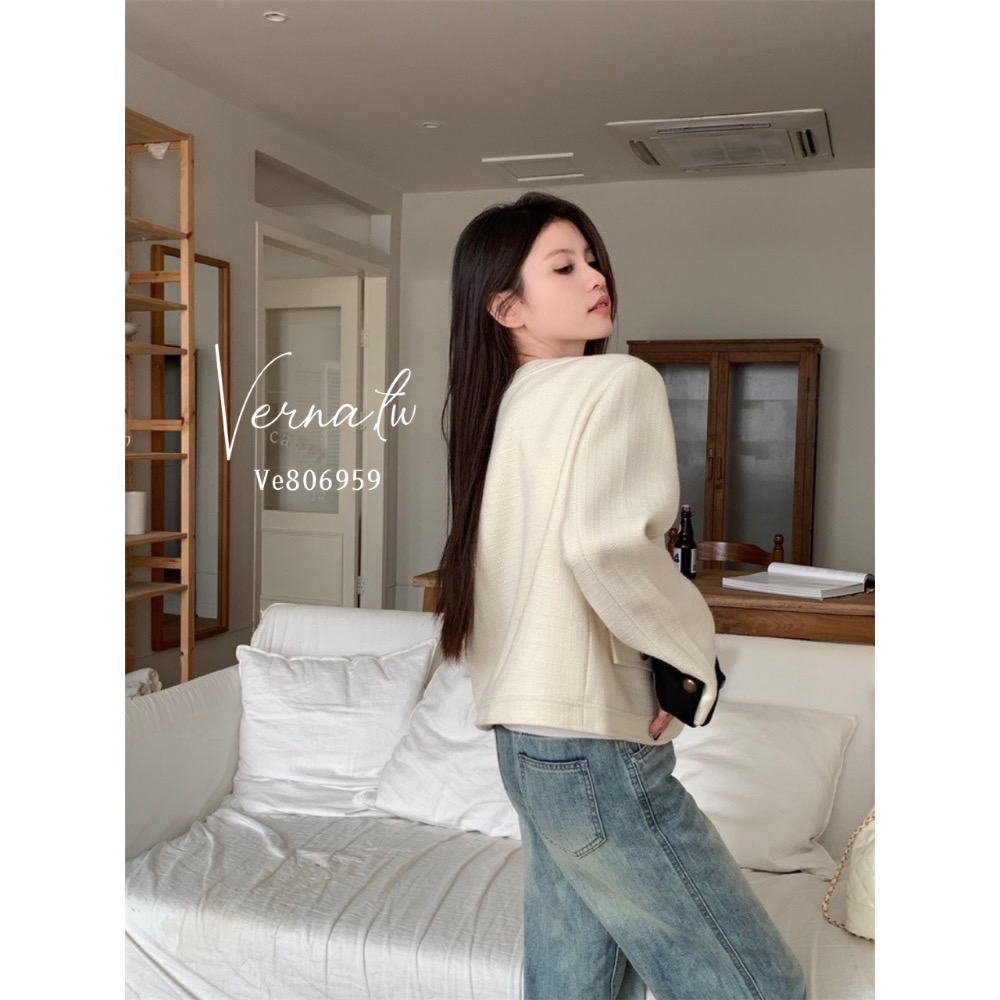 氣質首選小香撞色百搭外套-細節圖9