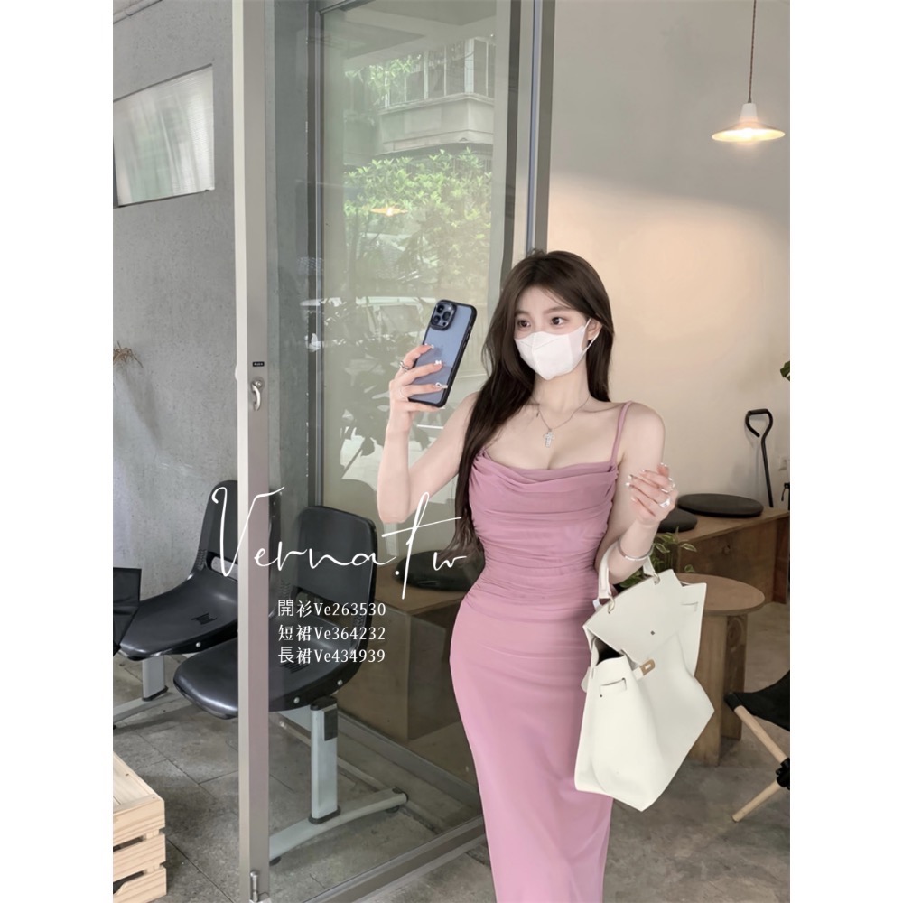 甜美網紗連身裙+透膚開衫-細節圖5