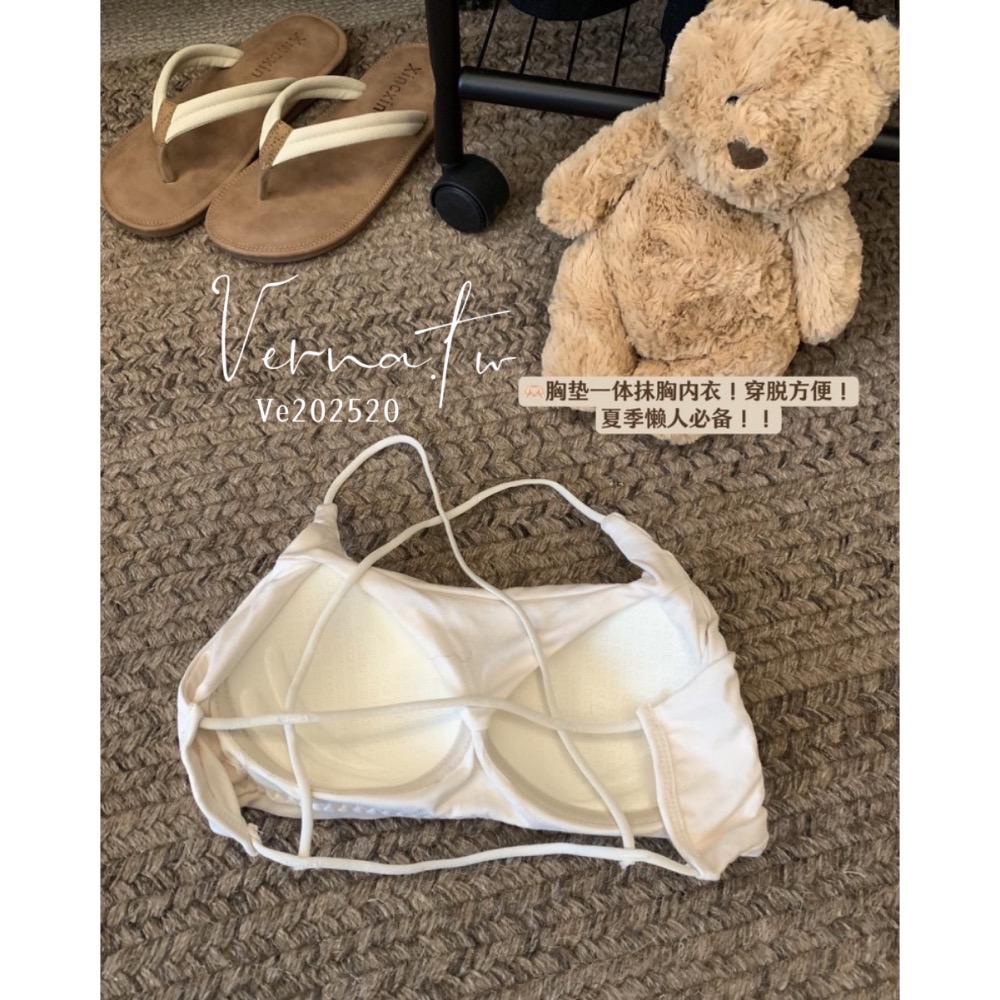 美式辣妹露背胸墊背心-細節圖6