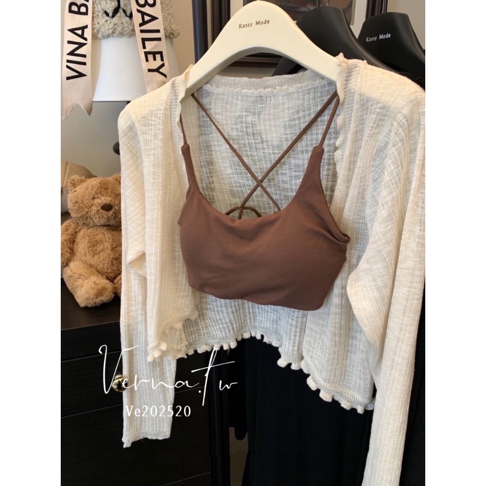 美式辣妹露背胸墊背心-細節圖8