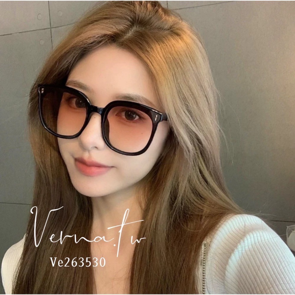 高級感大框造型太陽眼鏡（五種顏色）-細節圖2