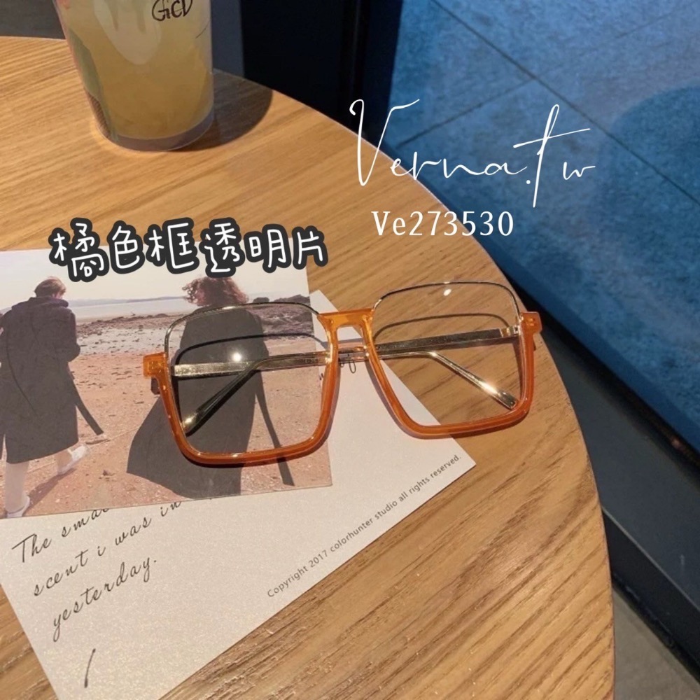 半框歐美個性造型太陽眼鏡 （七種顏色）-細節圖5