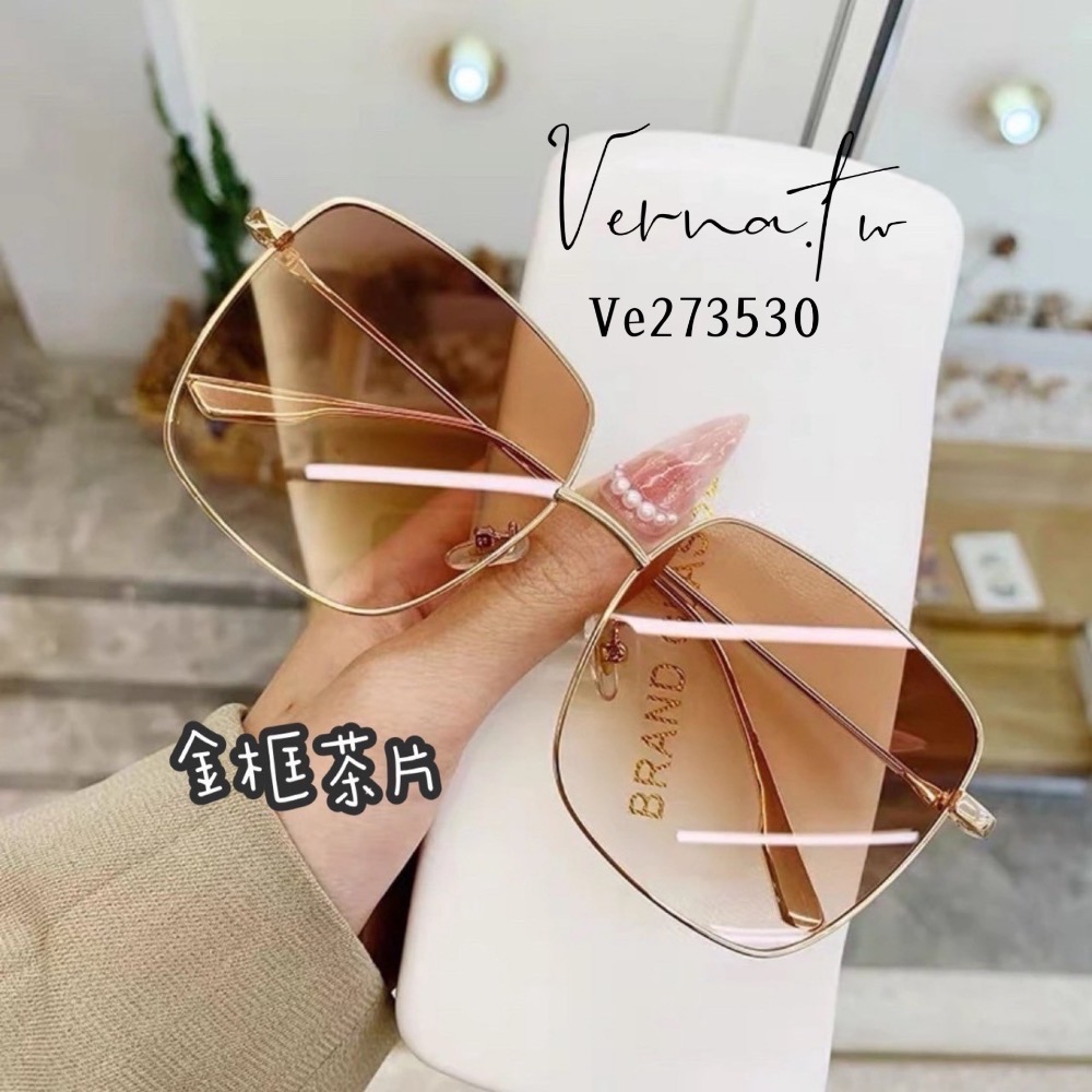 質感金屬方框反光太陽眼鏡 （七種顏色）-細節圖2