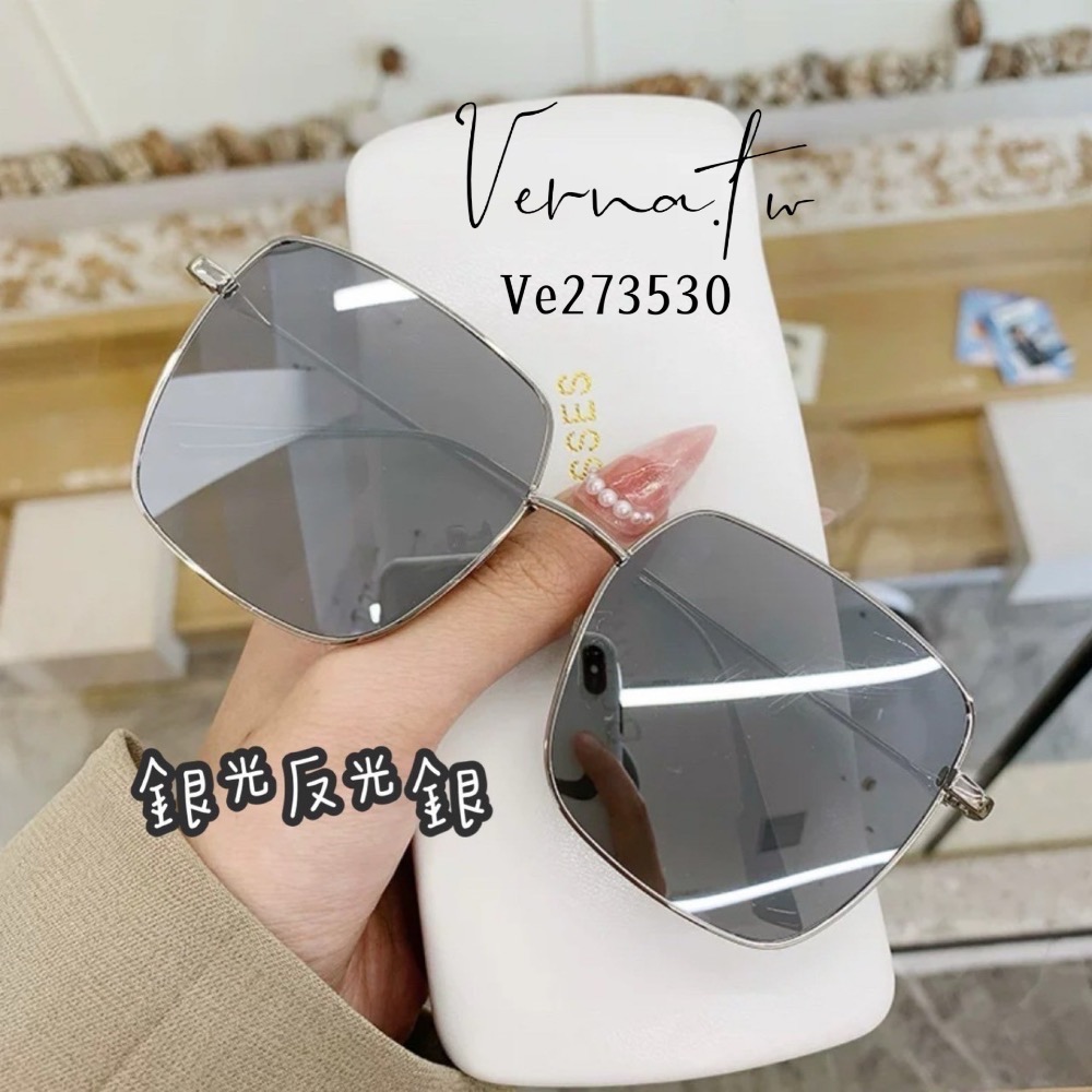 質感金屬方框反光太陽眼鏡 （七種顏色）-細節圖4