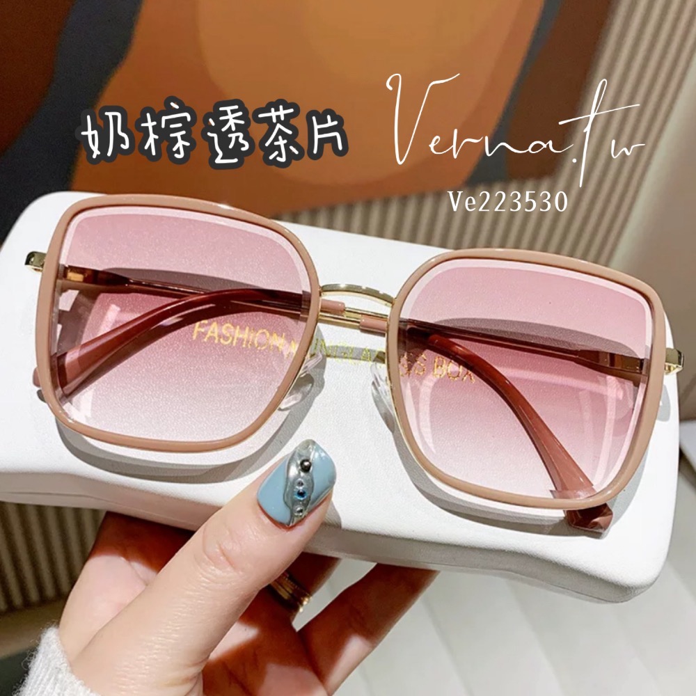 歐美個性款半框太陽眼鏡 （八種顏色）-細節圖4