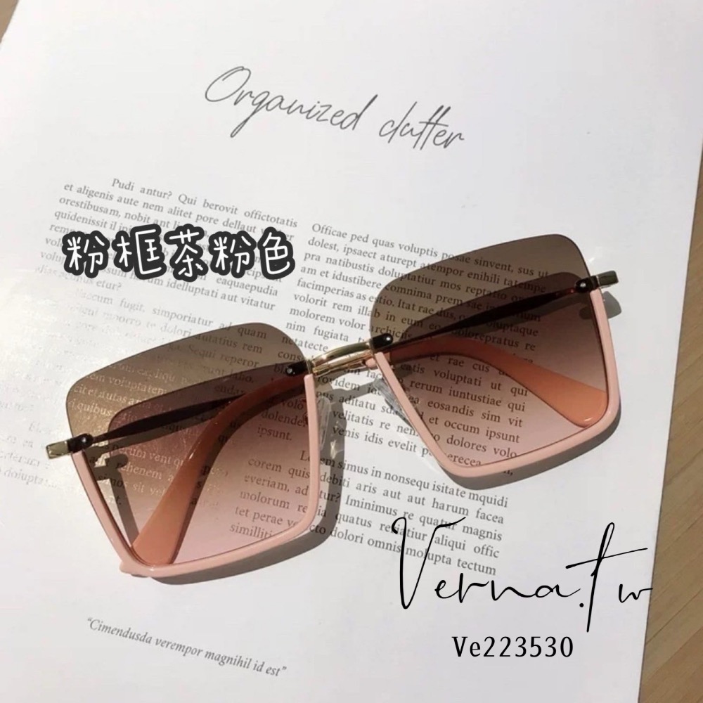 歐美個性款半框太陽眼鏡 （八種顏色）-細節圖8