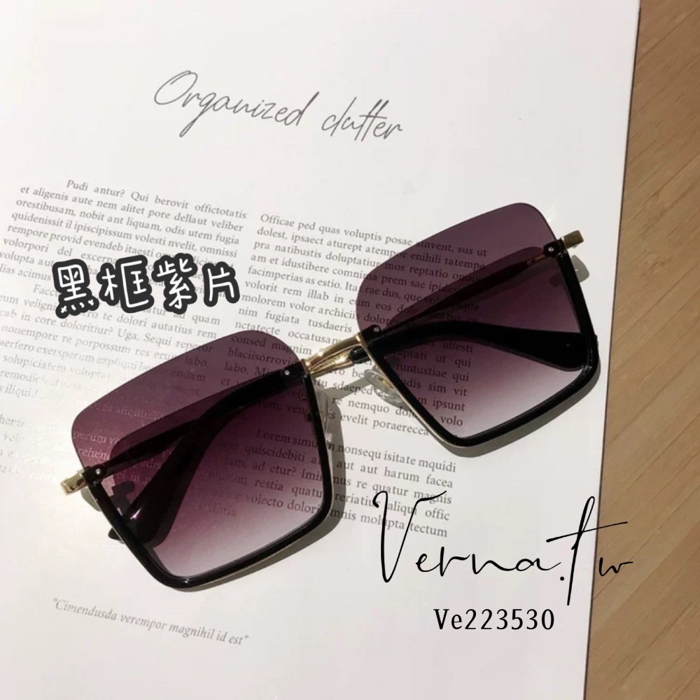 歐美個性款半框太陽眼鏡 （八種顏色）-細節圖9