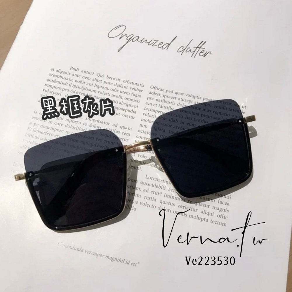 歐美個性款半框太陽眼鏡 （八種顏色）-細節圖11