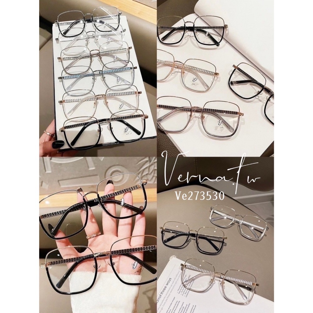 小香款金屬鏈太陽眼鏡 （六種顏色）-細節圖11