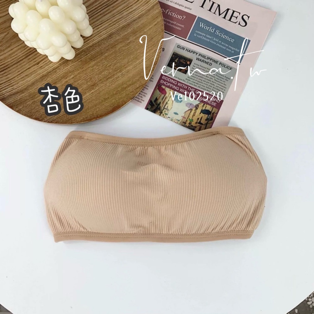 百搭款必備 美背型自帶胸墊平口小可愛-細節圖5