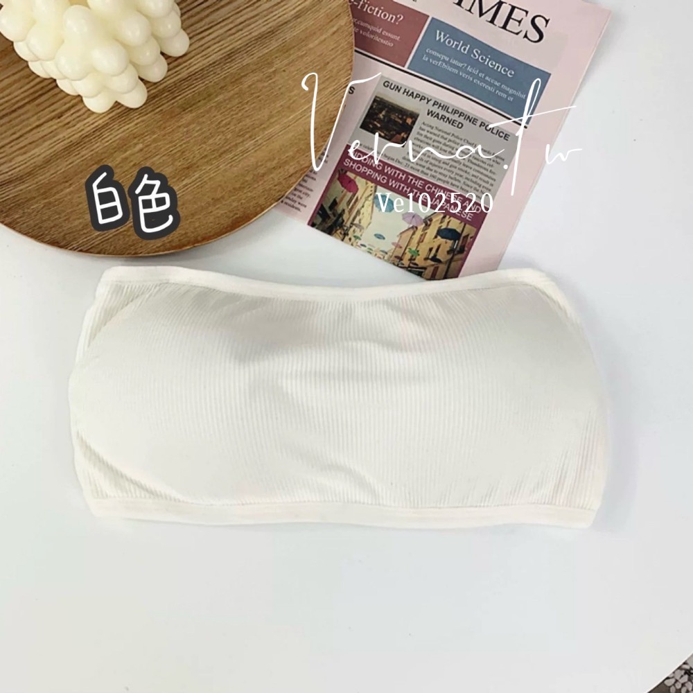 百搭款必備 美背型自帶胸墊平口小可愛-細節圖9
