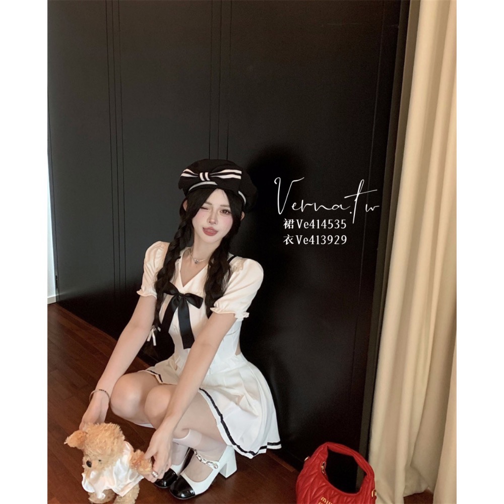 學院風甜美蝴蝶結套裝🎀-細節圖2