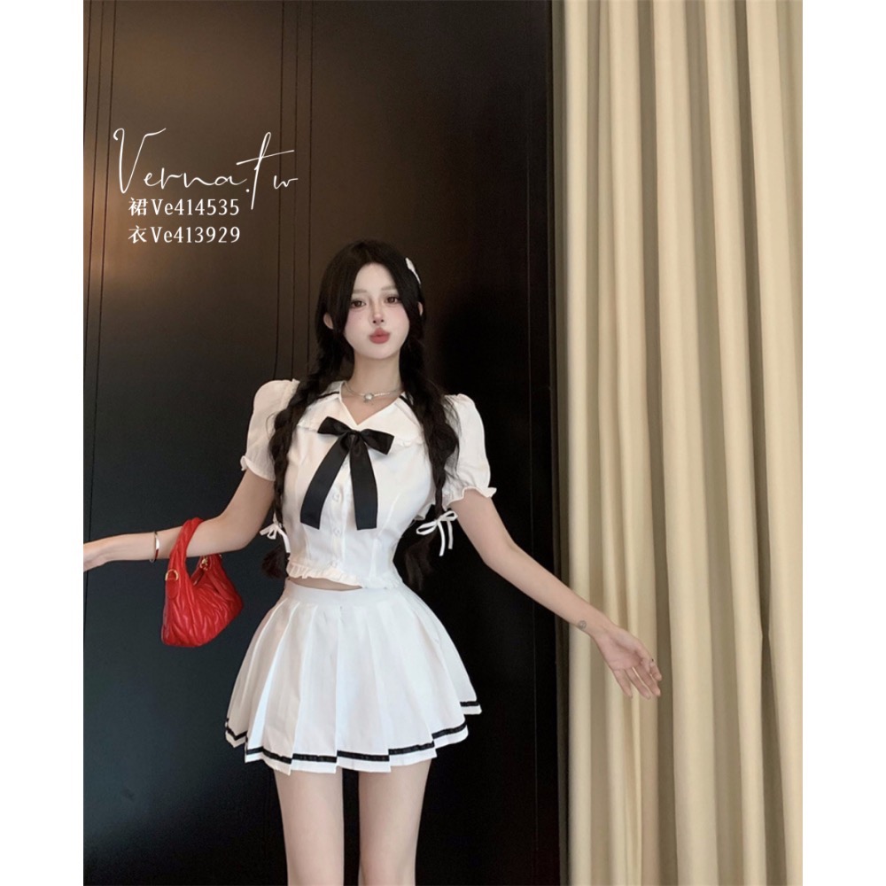 學院風甜美蝴蝶結套裝🎀-細節圖5