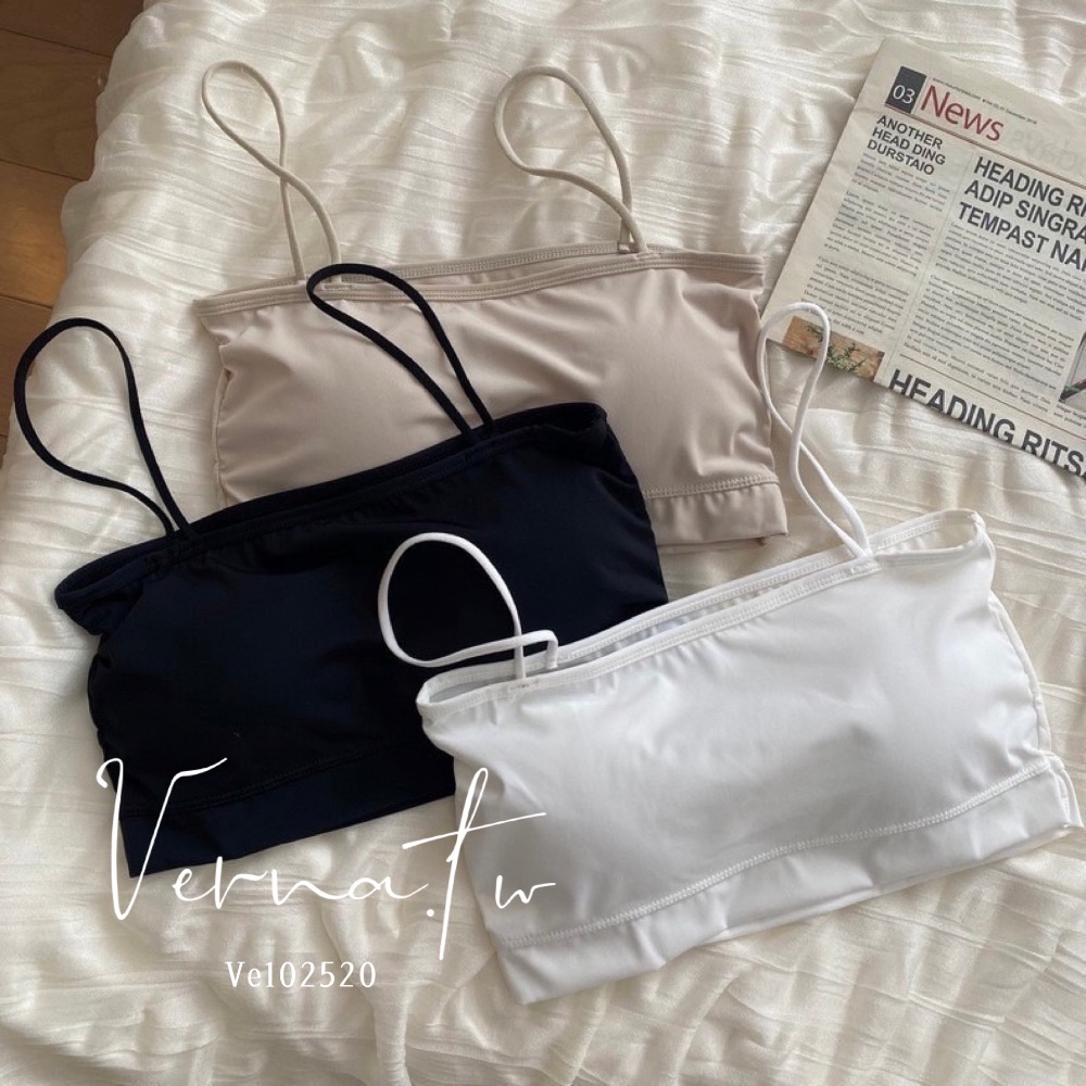 自帶一體成形罩杯短款背心-細節圖6