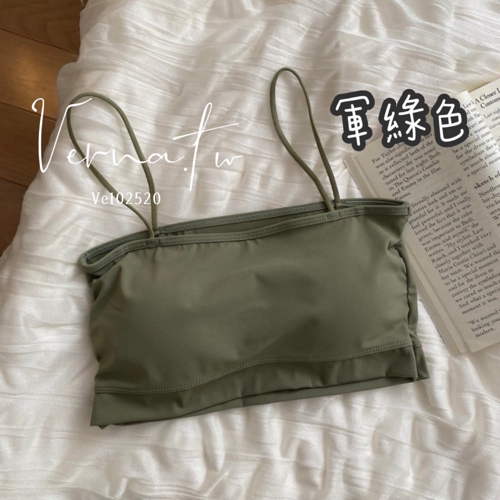 自帶一體成形罩杯短款背心-細節圖7