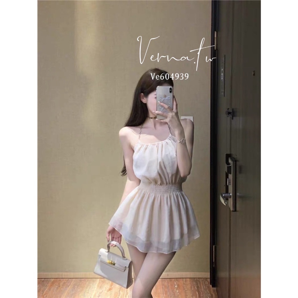 夏日限定‘ 仙氣鏈條⛓️掛脖裙-細節圖6