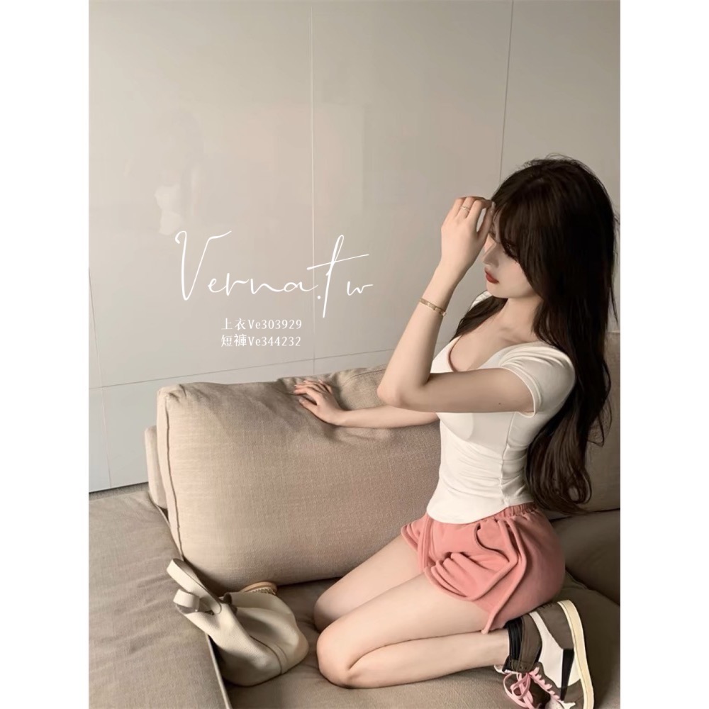 夏日帶胸墊上衣+短褲-細節圖5