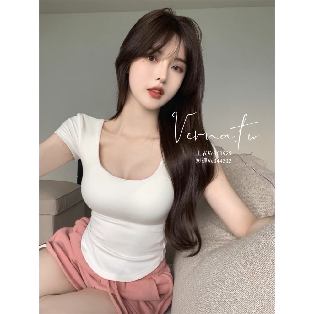 夏日帶胸墊上衣+短褲-細節圖7