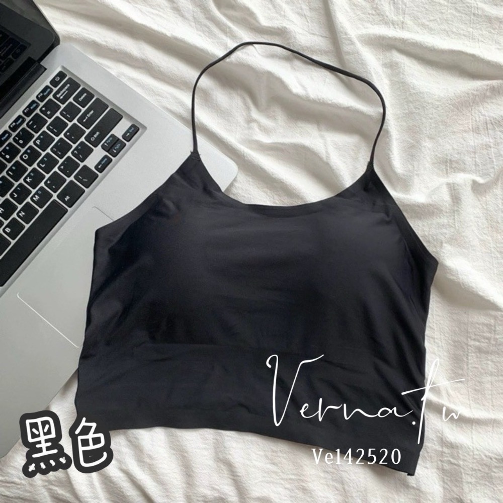 夏日休閒必買款‘ 掛脖交叉美背冰絲背心8色-細節圖4