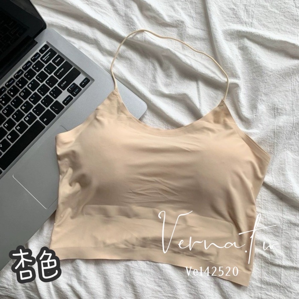 夏日休閒必買款‘ 掛脖交叉美背冰絲背心8色-細節圖5