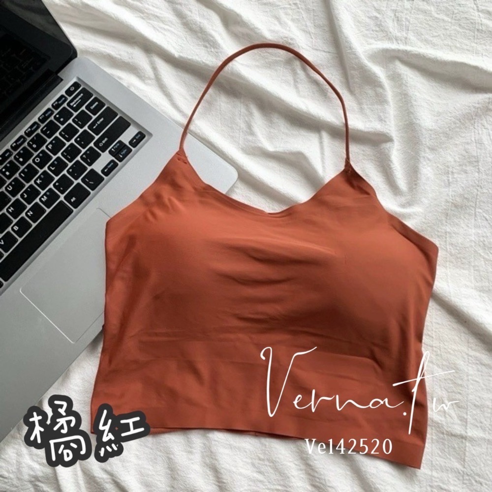 夏日休閒必買款‘ 掛脖交叉美背冰絲背心8色-細節圖6